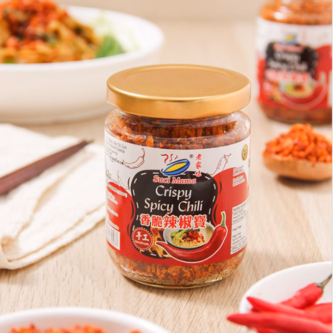 (PRE-ORDER) HALAL SUCI MAMA CRISPY SPICY CHILI 120G